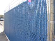 Chain Link Fence with Slats for Privacy Protection &  Sound Barrier